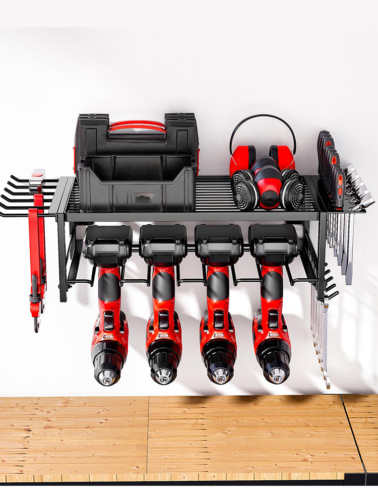 Tools In Electrical Workshop - Power Tool Rack Wall Mount Tool
