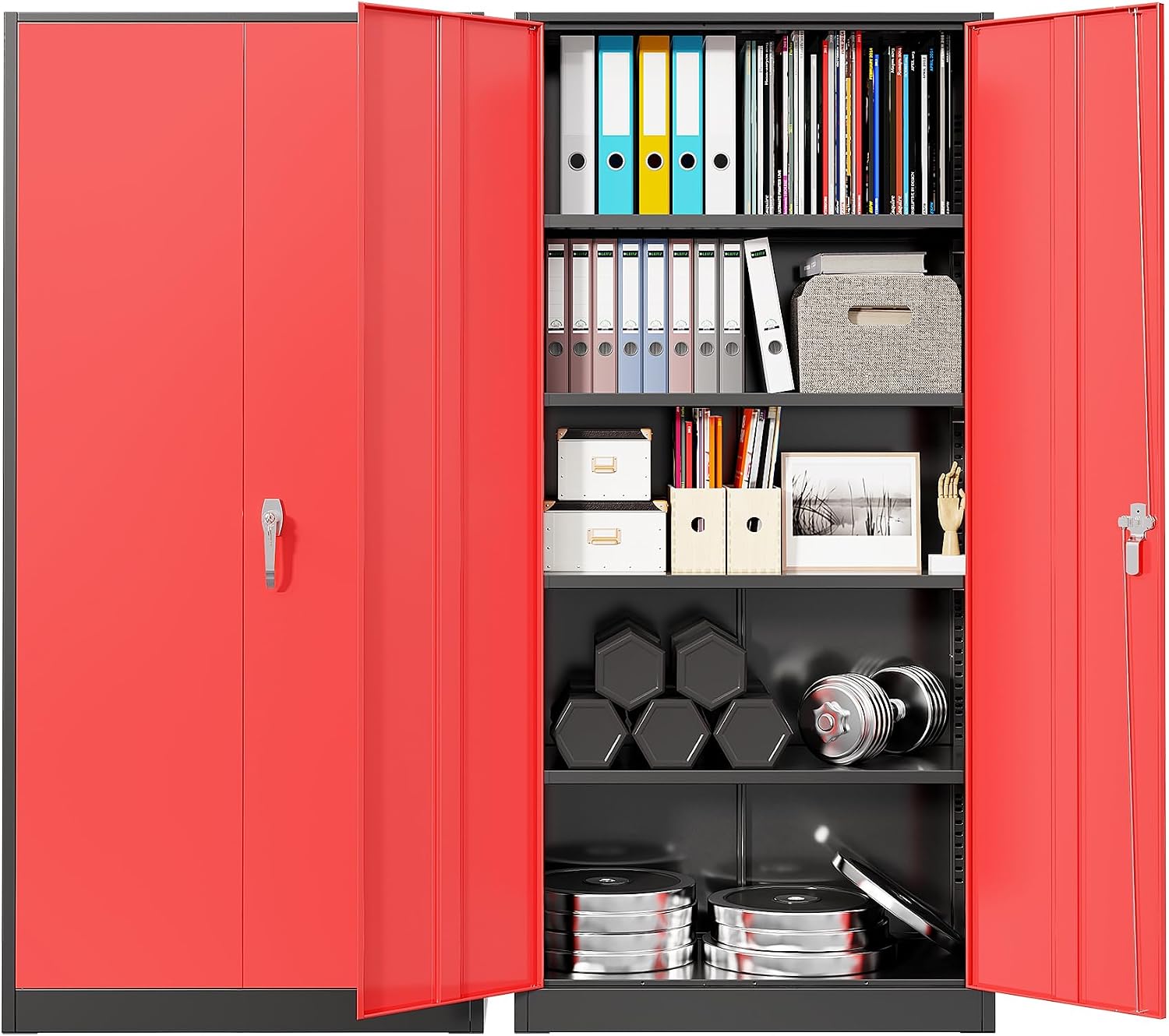 Tools For Garage Workshop - Heavy Duty Metal Garage Storage Cabinet,