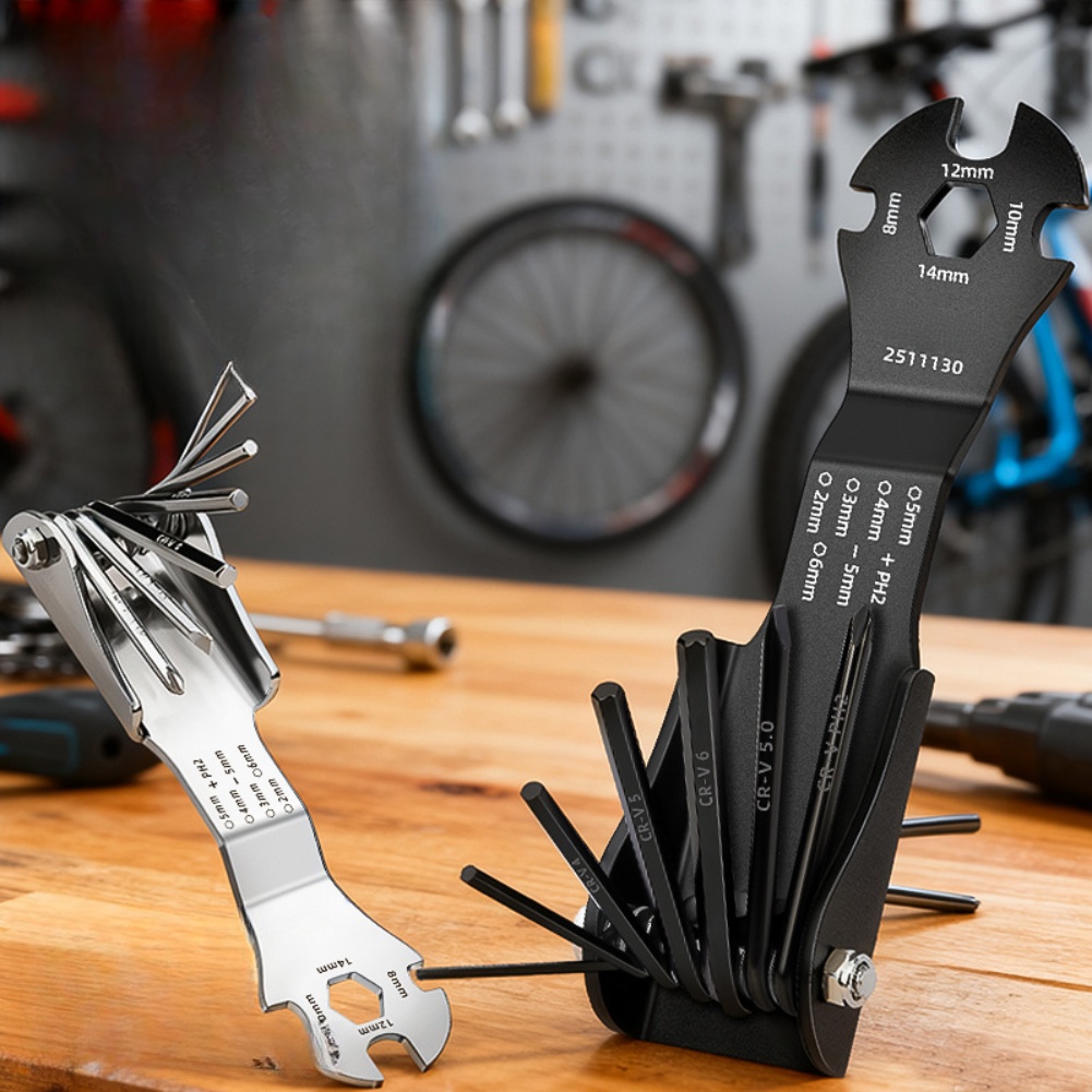 Hand Tools And Workshop Equipment - 1pc Multi-functional Folding Hexagon Wrench High