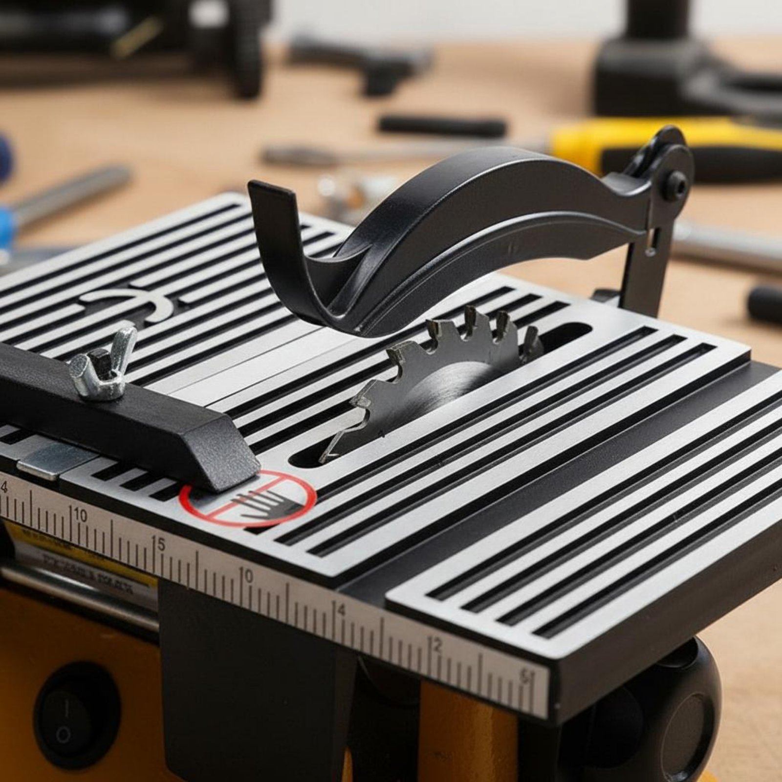 Tools For Garage Workshop - Mini Table Saw Portable Miniature Bench