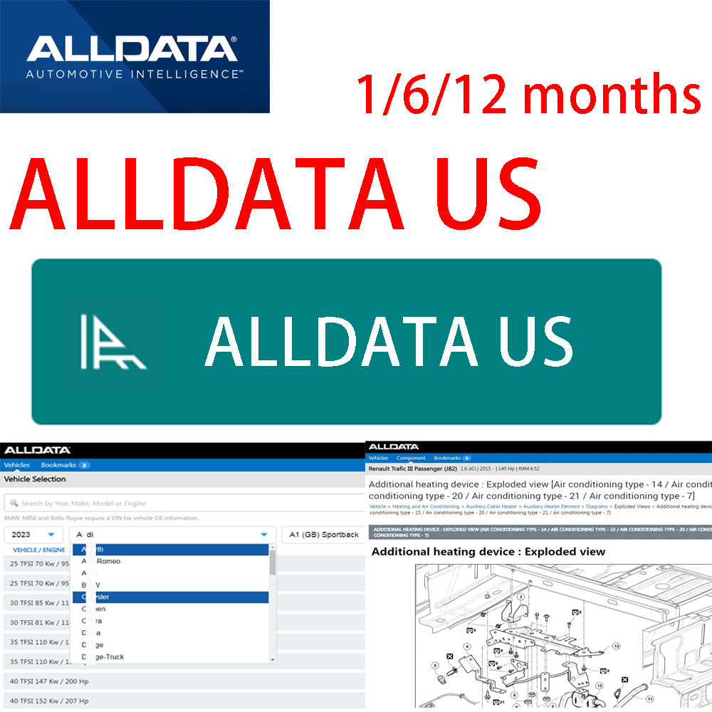 Workshop Tools Online - Newest Alldata US Full Version Online