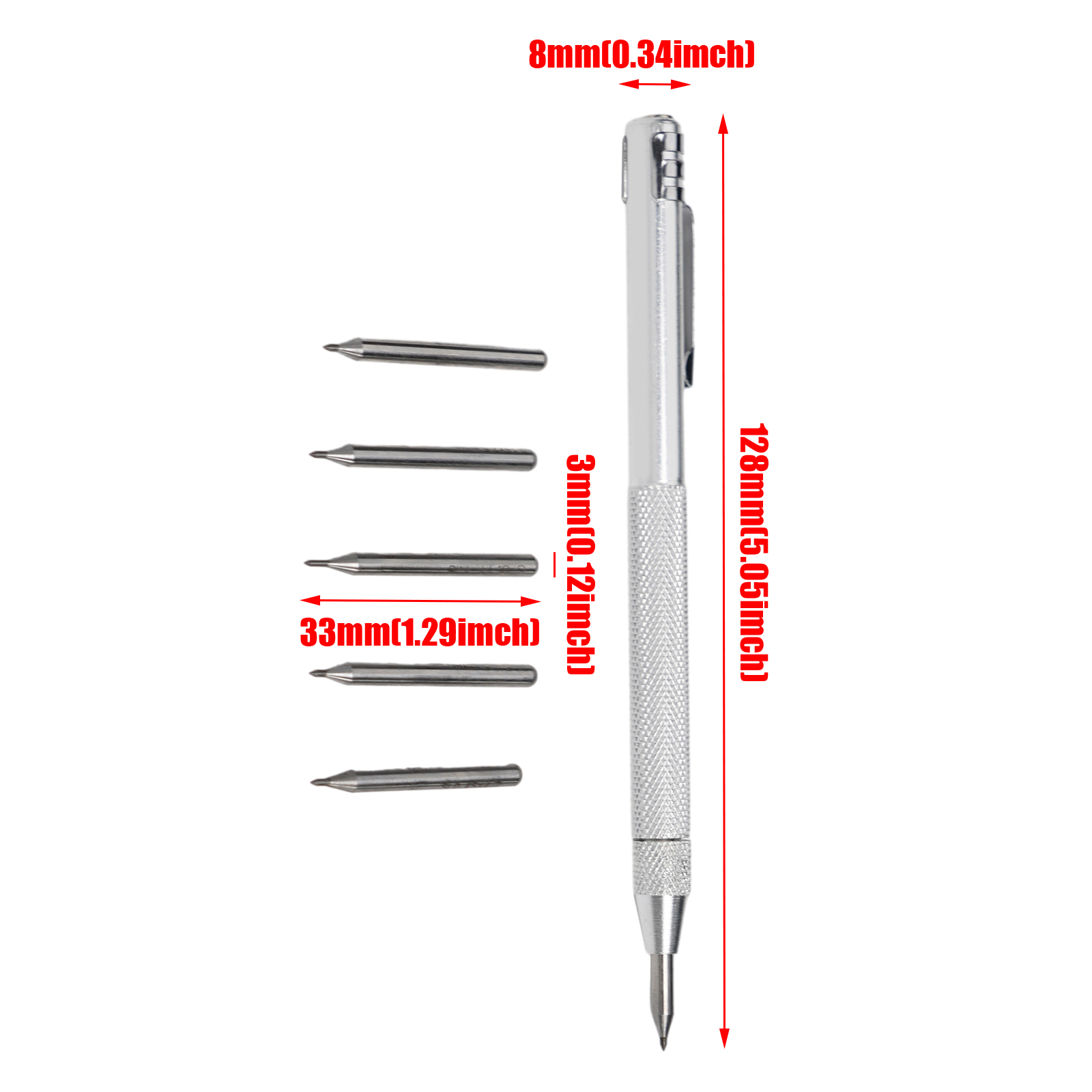 1 Set Scriber Pen Stainless St - Hand Tools And Workshop Equipment 评论和价格