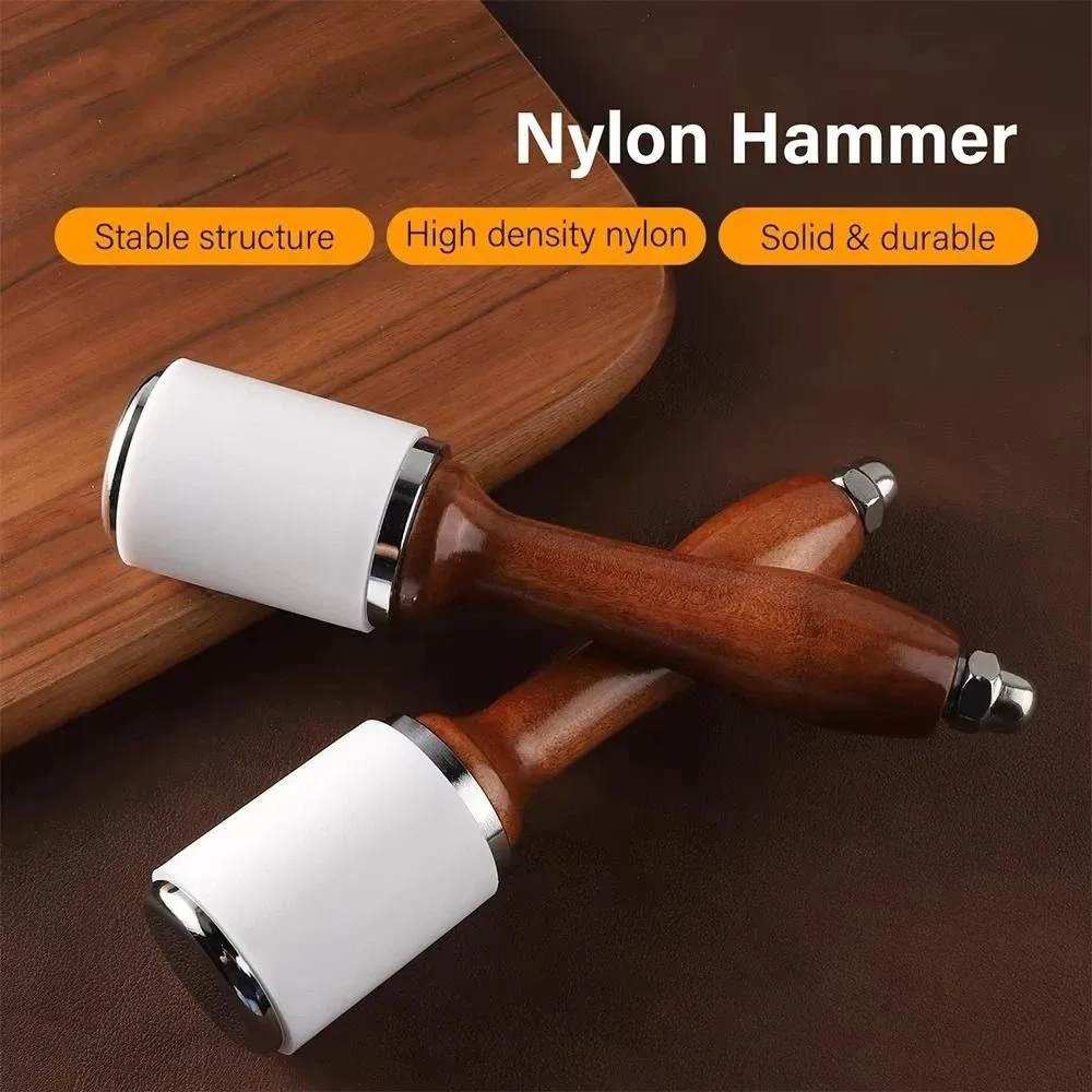 Mallet Wood Handle Nylon Hamme - Mallet Wood Carving 评论和价格