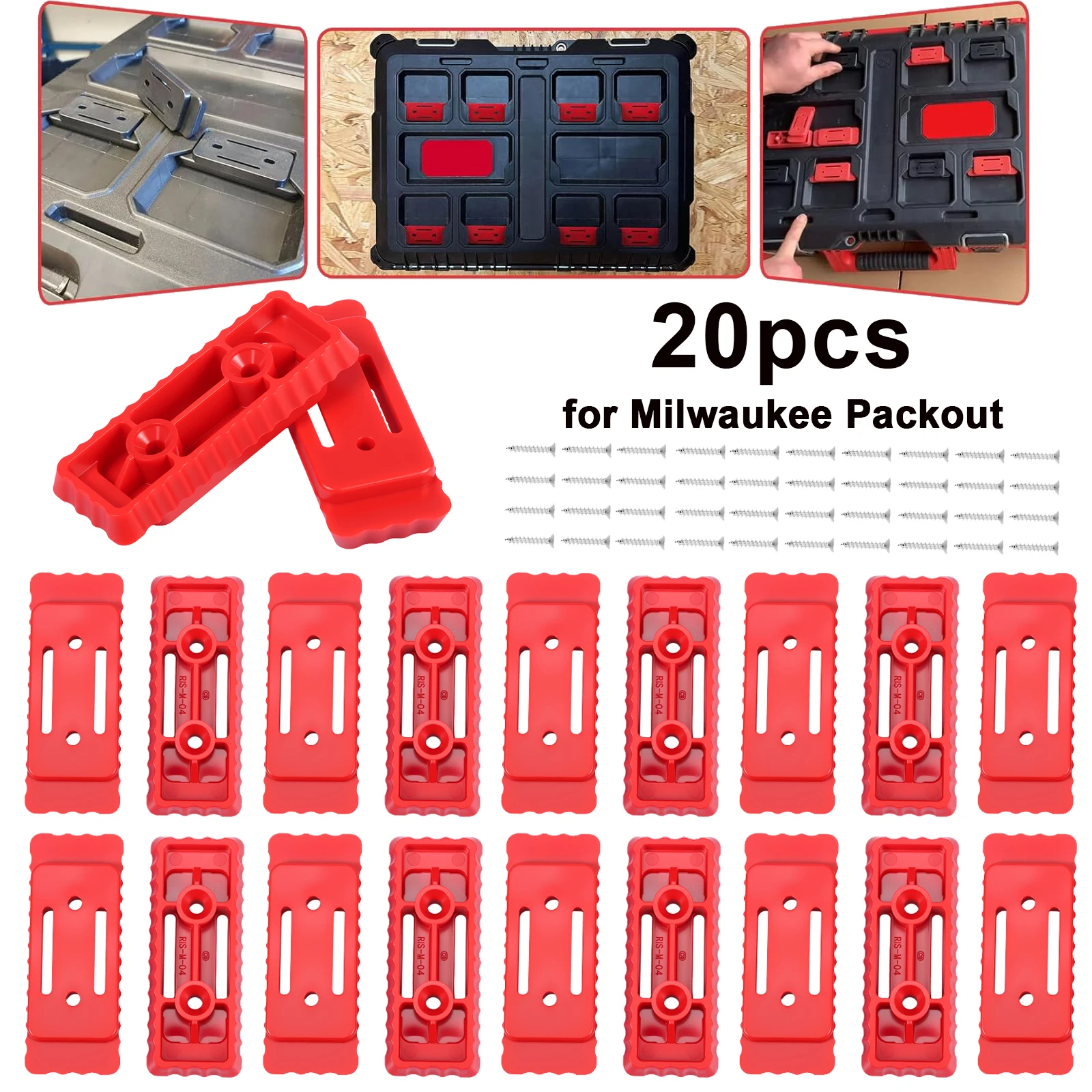 20pcs Mounting Feet for Milwau - Tools In Electrical Workshop 评论和价格