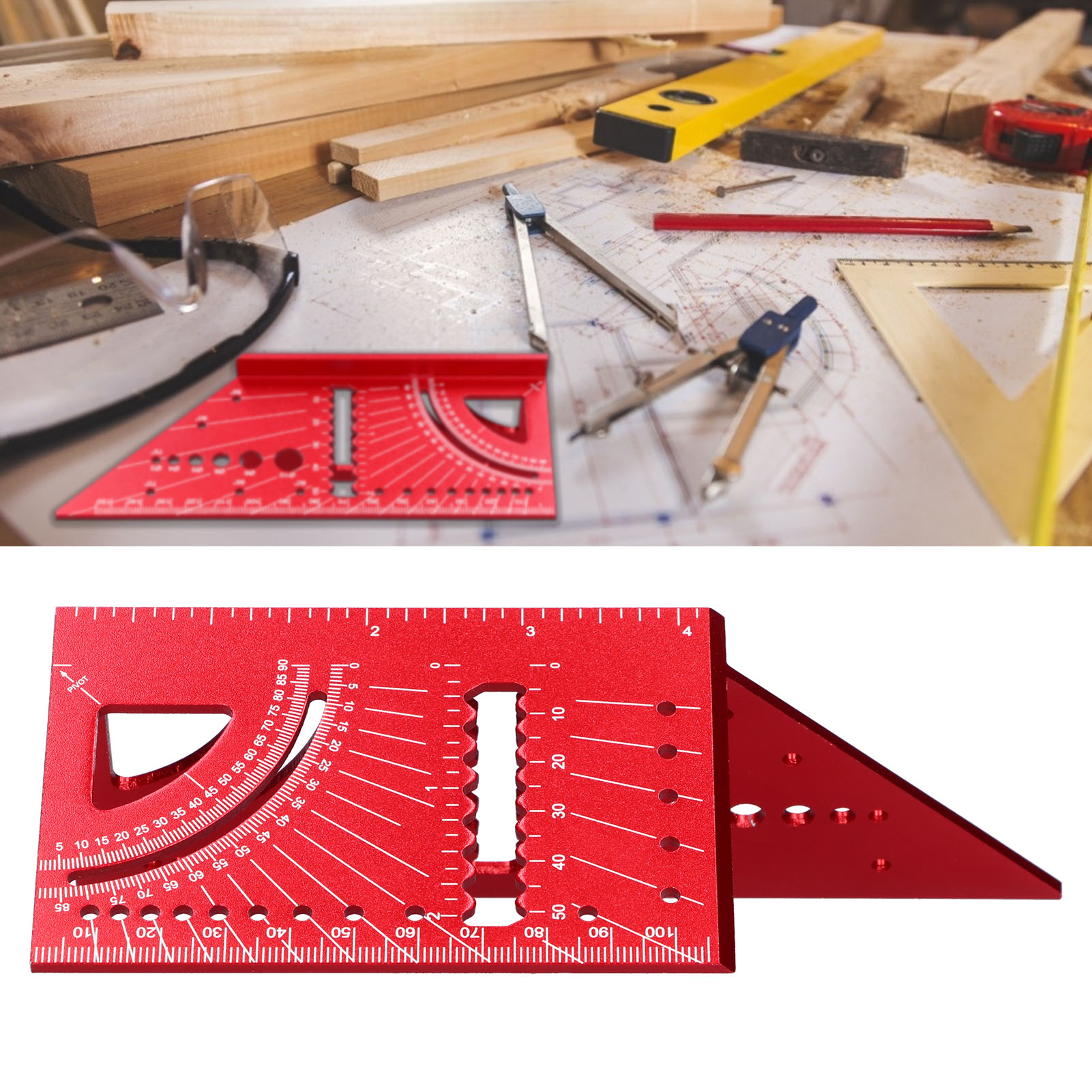 Woodworking Square Size Measur - Workshop Measuring Tools 评论和价格
