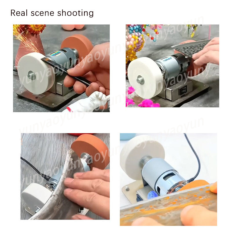 Double Wheel Bench Grinder Hou - Workshop Tools Knife Sharpener 评论和价格
