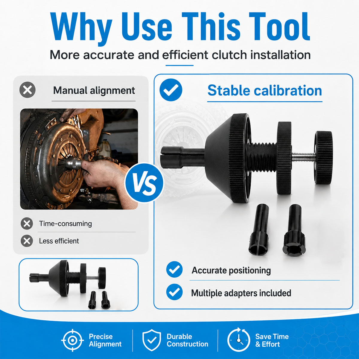 1/2/4P Clutch Alignment Tool U - Workshop Tools Center 评论和价格