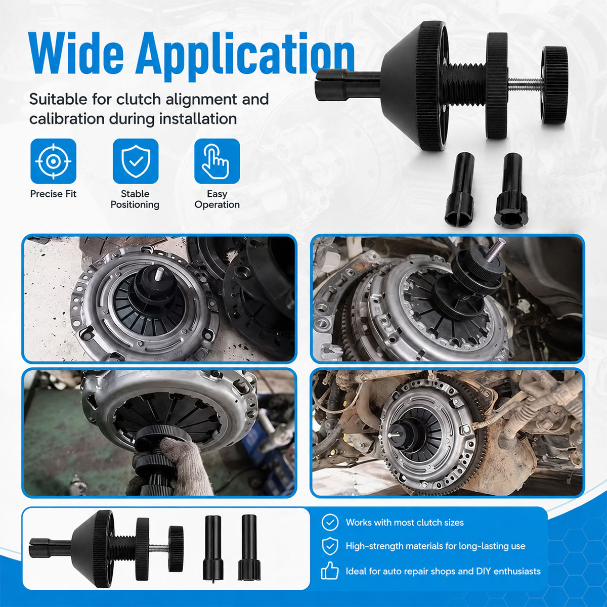 1/2/4P Clutch Alignment Tool U - Workshop Tools Center 评论和价格