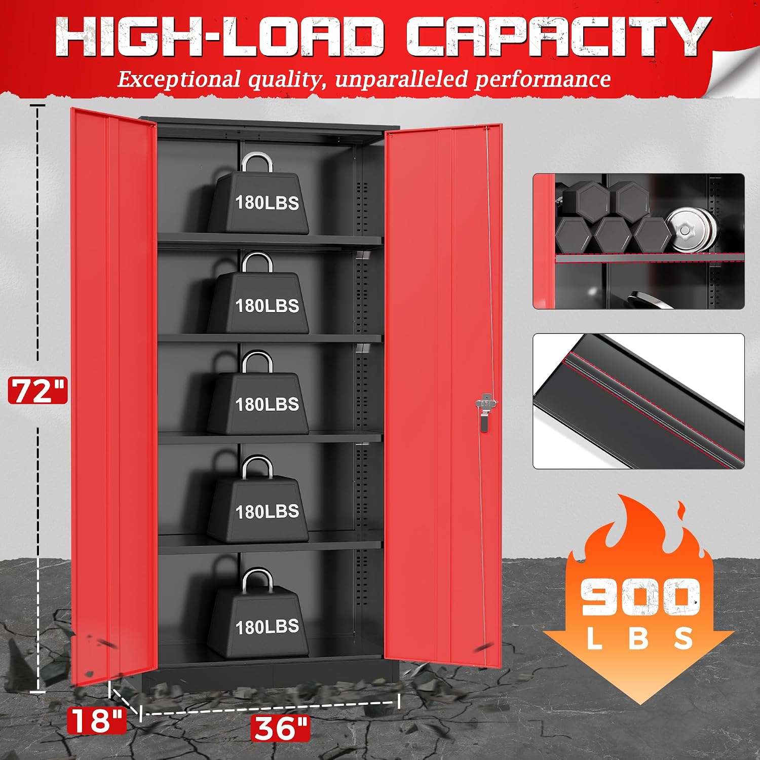 Heavy Duty Metal Garage Storag - Tools For Garage Workshop 评论和价格