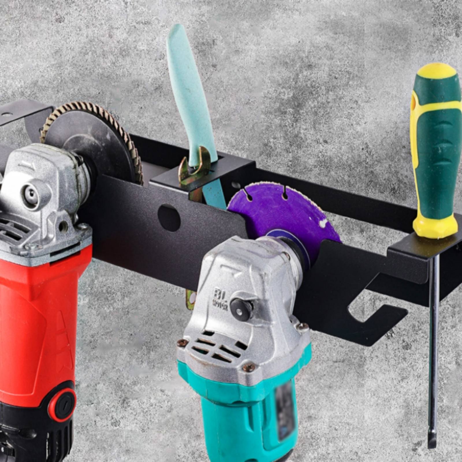 4 Bay Angle Grinder Rack Heavy - Power Tools In Workshop 评论和价格