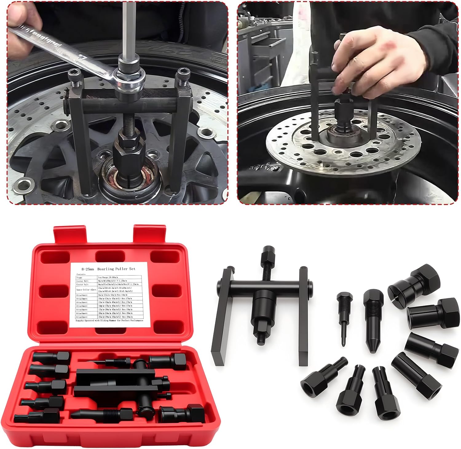 10PCS/Set Motorcycle Bearing P - Maintenance Workshop Tools 评论和价格