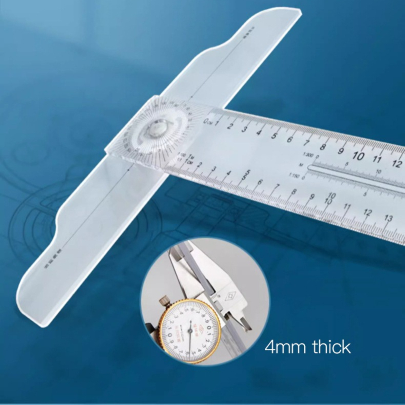 Dual-Sided T Square Ruler Clea - Workshop Measuring Tools 评论和价格