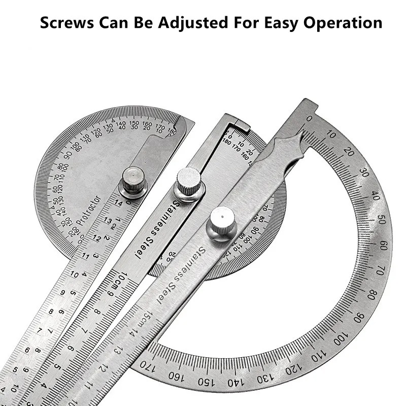 180 Degree Protractor Metal An - Workshop Measuring Tools 评论和价格