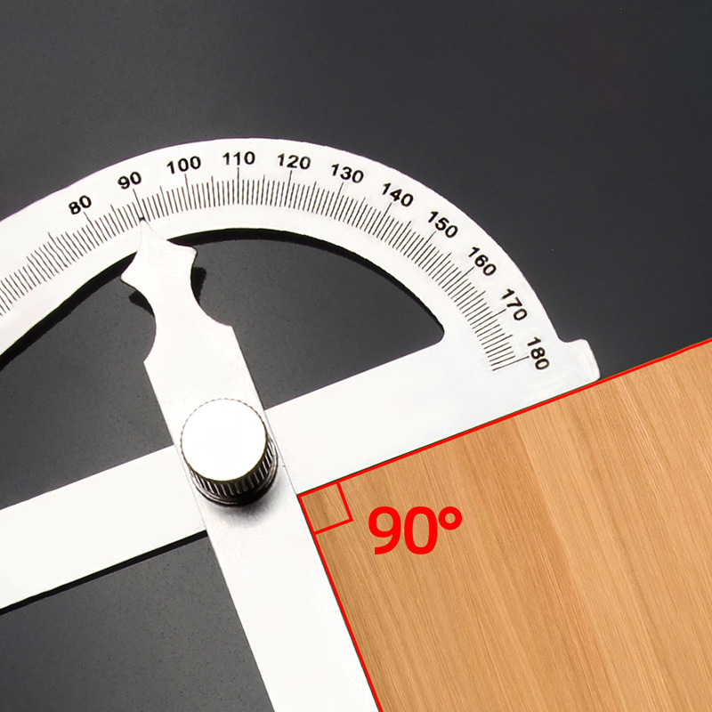 180 Degree Protractor Metal An - Workshop Measuring Tools 评论和价格