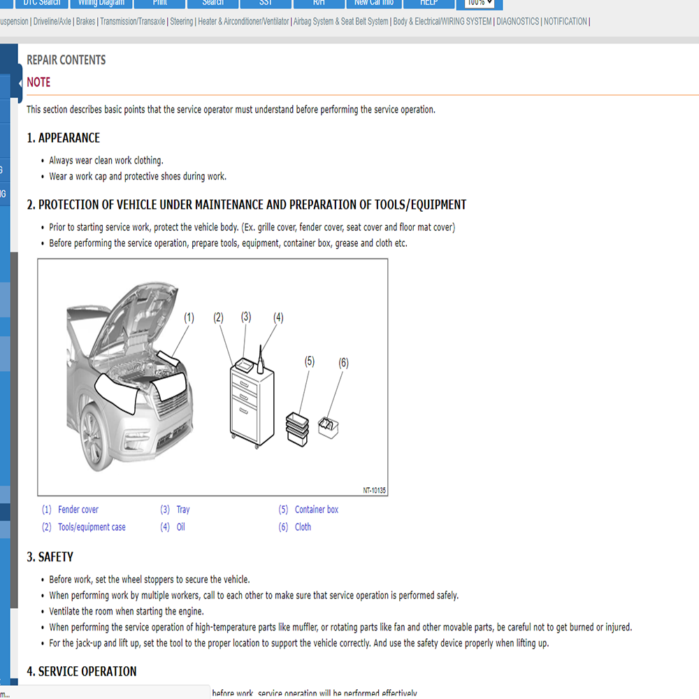 Online Account for Su-baru S-T - Workshop Tools Online 评论和价格
