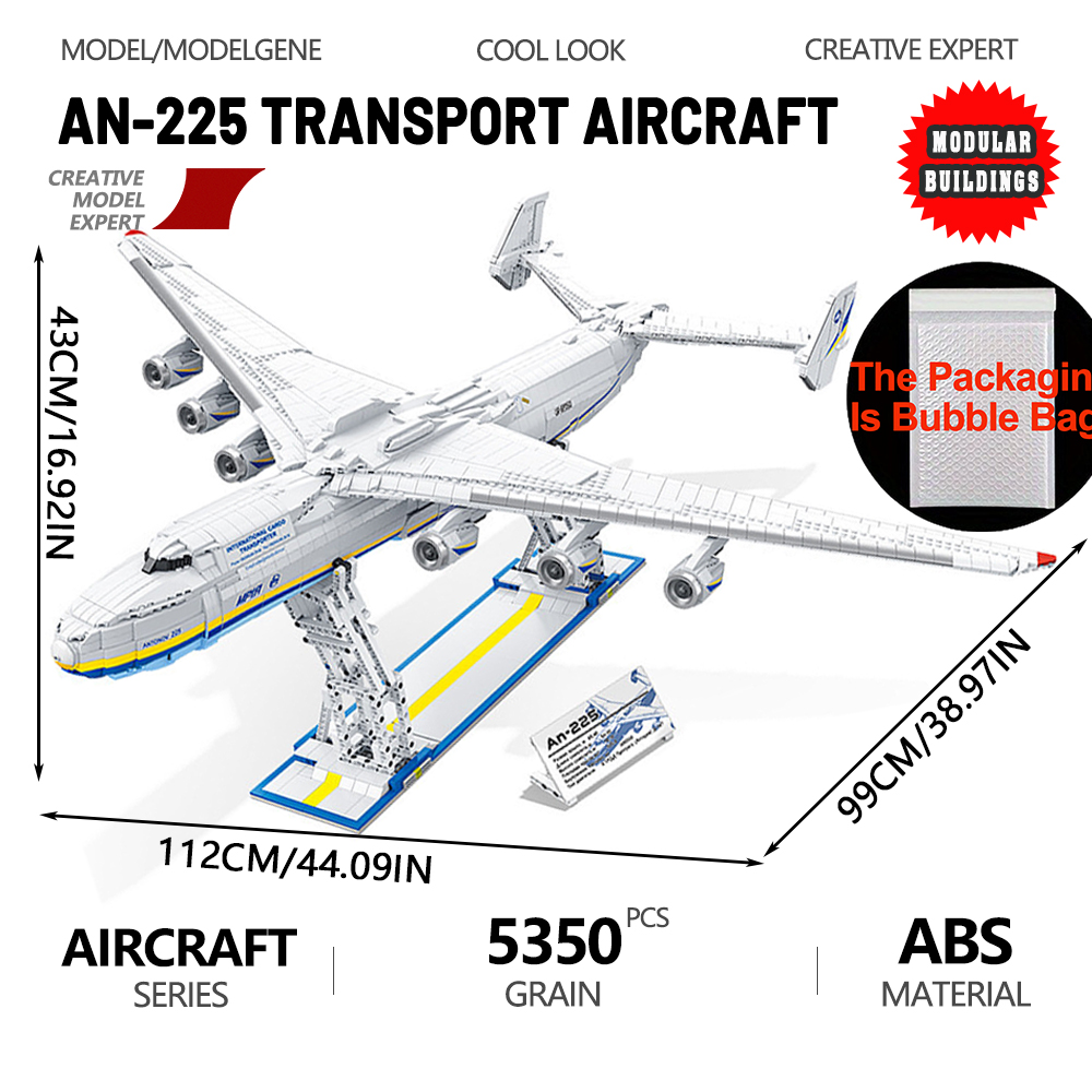 AN-225 Large Transport Aircraf - Hand Plane Block 评论和价格