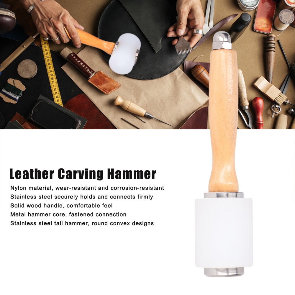 Multiple Materials Leather Car - Mallet Wood Carving 评论和价格