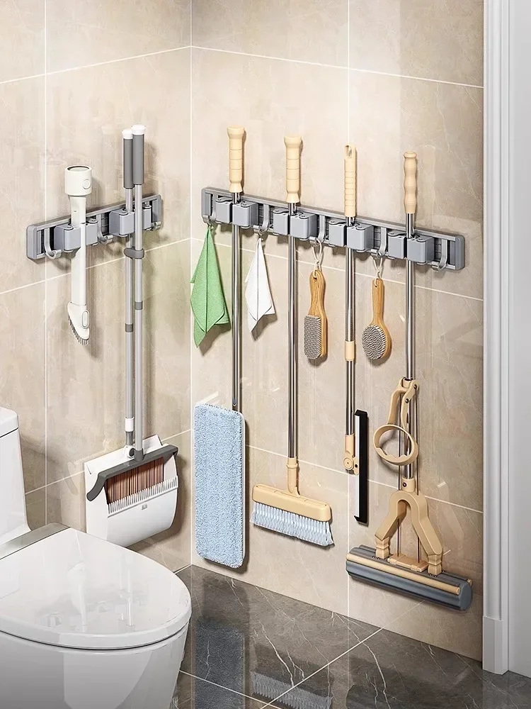 Mop and Broom Organizer Mop Ho - Workshop Tools On Wall 评论和价格