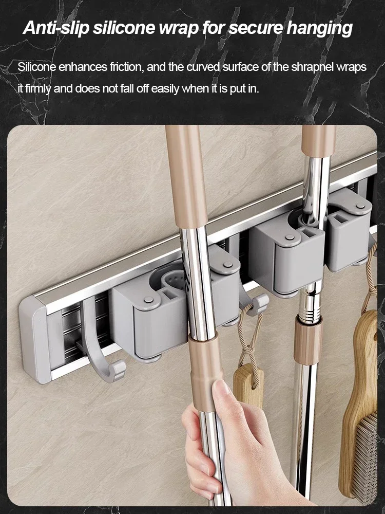 Mop and Broom Organizer Mop Ho - Workshop Tools On Wall 评论和价格