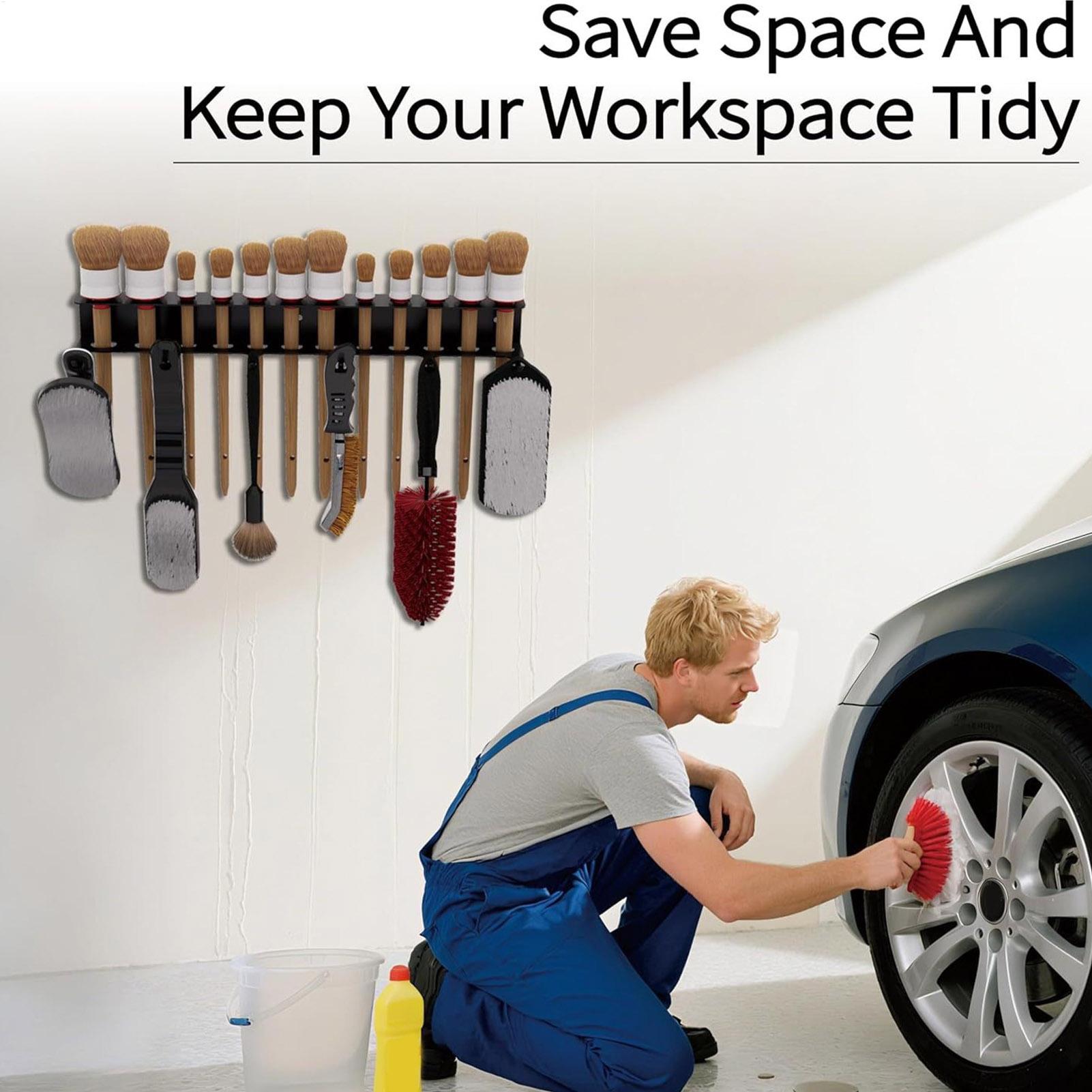 Detailing Brush Holder Steel C - Workshop Tools On Wall 评论和价格
