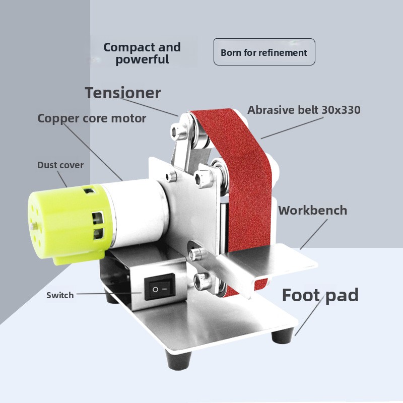 Mini Electric Belt Sander Poli - Workshop Tools Knife Sharpener 评论和价格