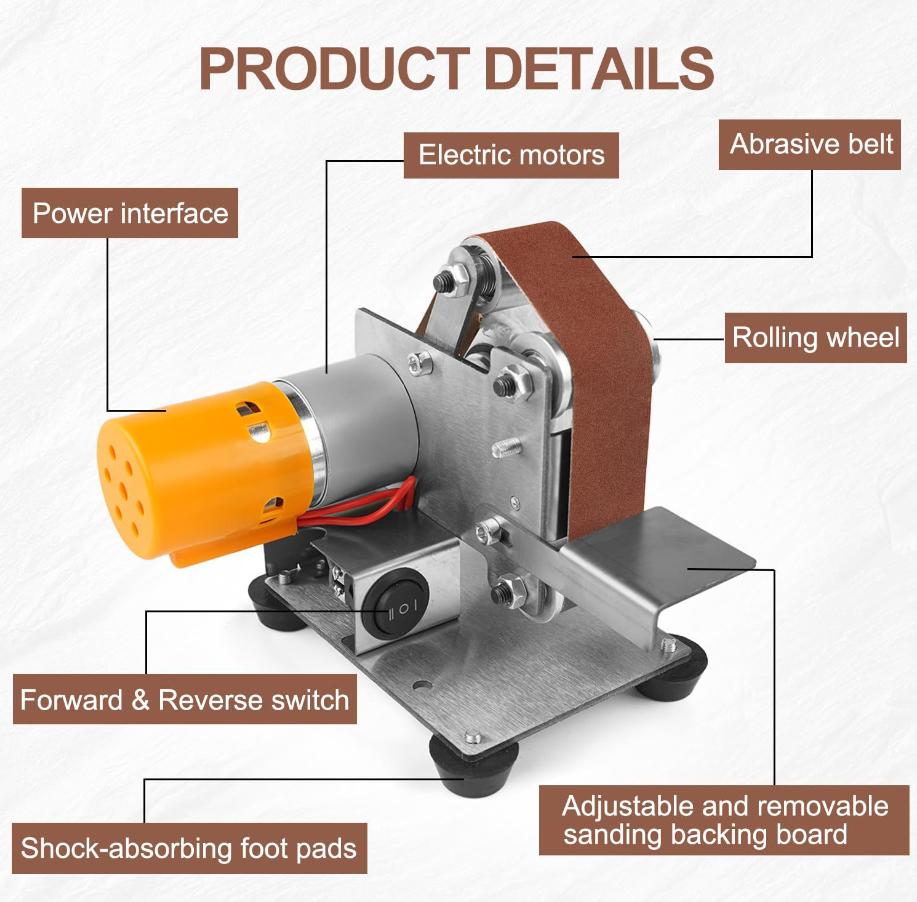 Mini Electric Belt Sander Mult - Workshop Tools Knife Sharpener 评论和价格