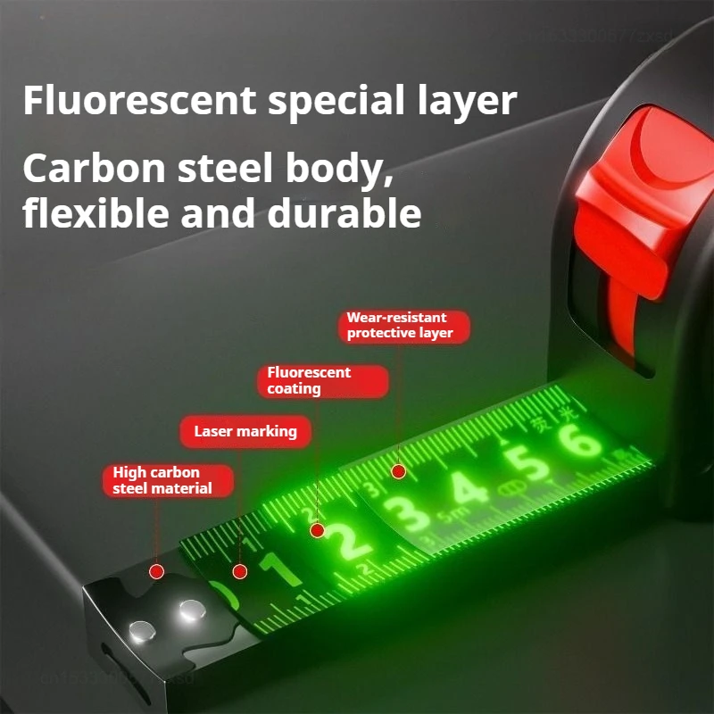 DELIXI Fluorescent Tape Measur - Workshop Measuring Tools 评论和价格