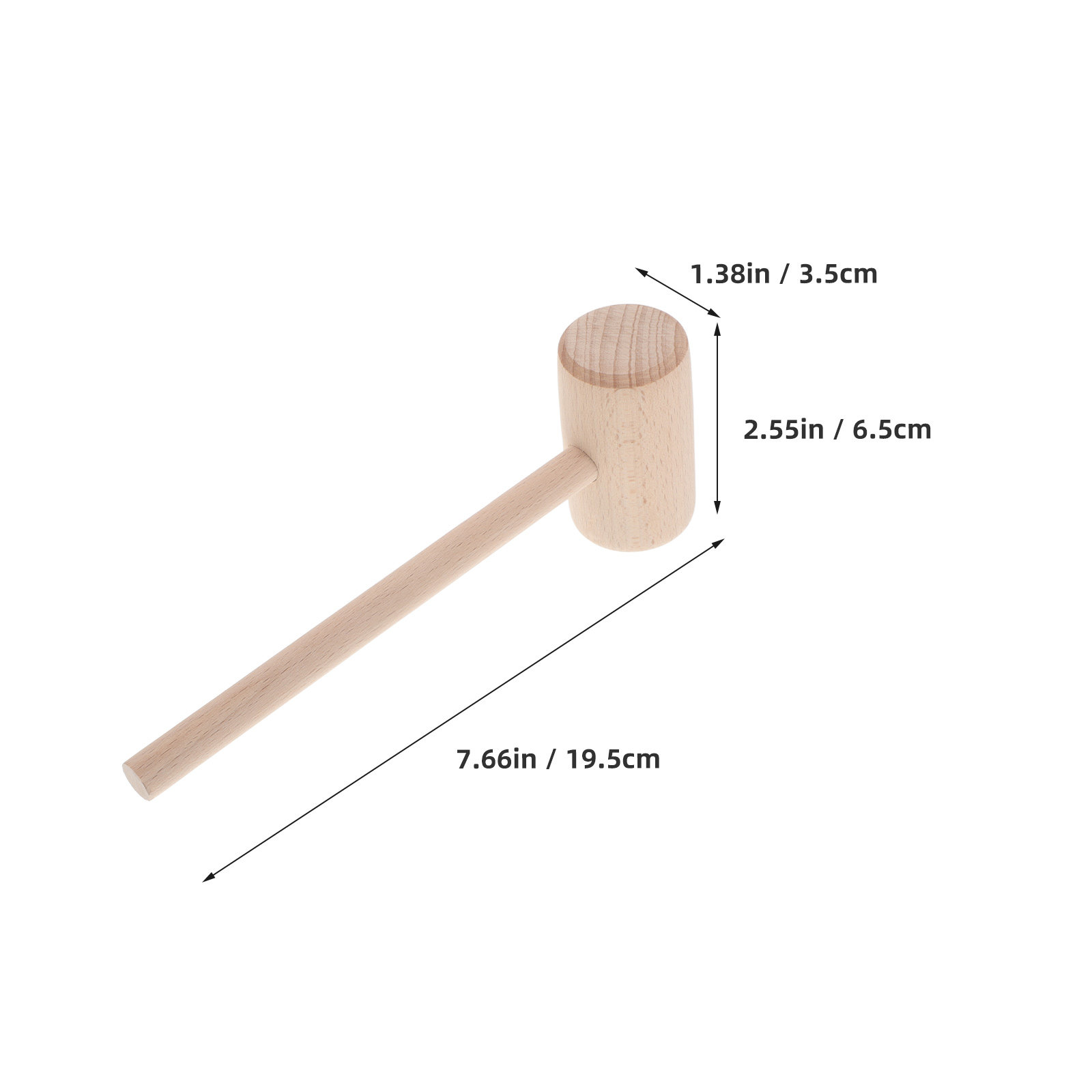 Crafts Wooden Hammer DIY Woodw - Mallet Wood Carving 评论和价格