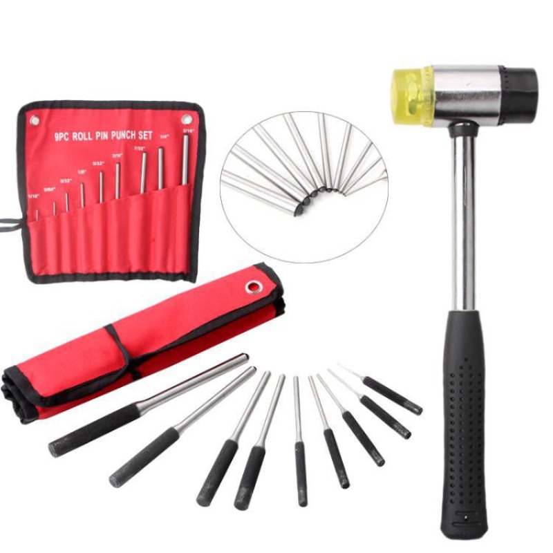 Professional 9Pcs Roll Pin Pun - Maintenance Workshop Tools 评论和价格