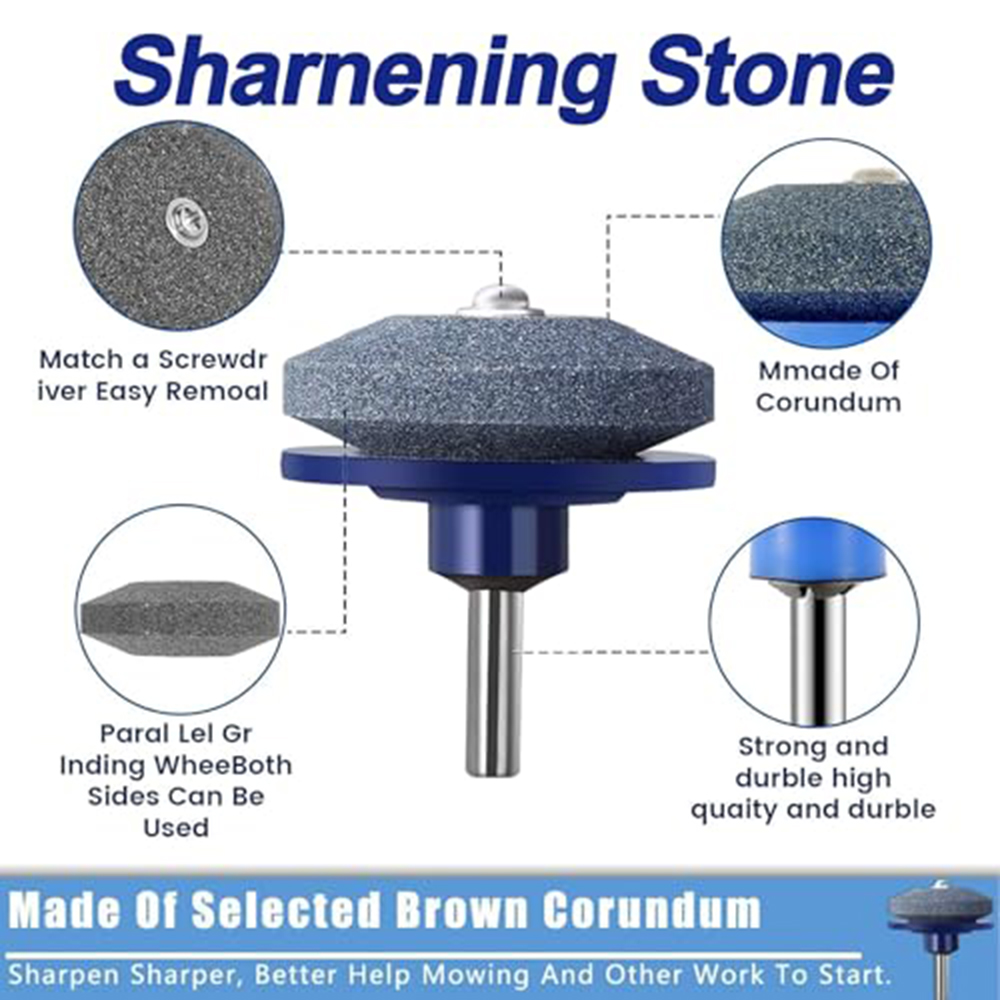 Universal Lawnmower Blade Shar - Sharpening Stone Whetstone 评论和价格