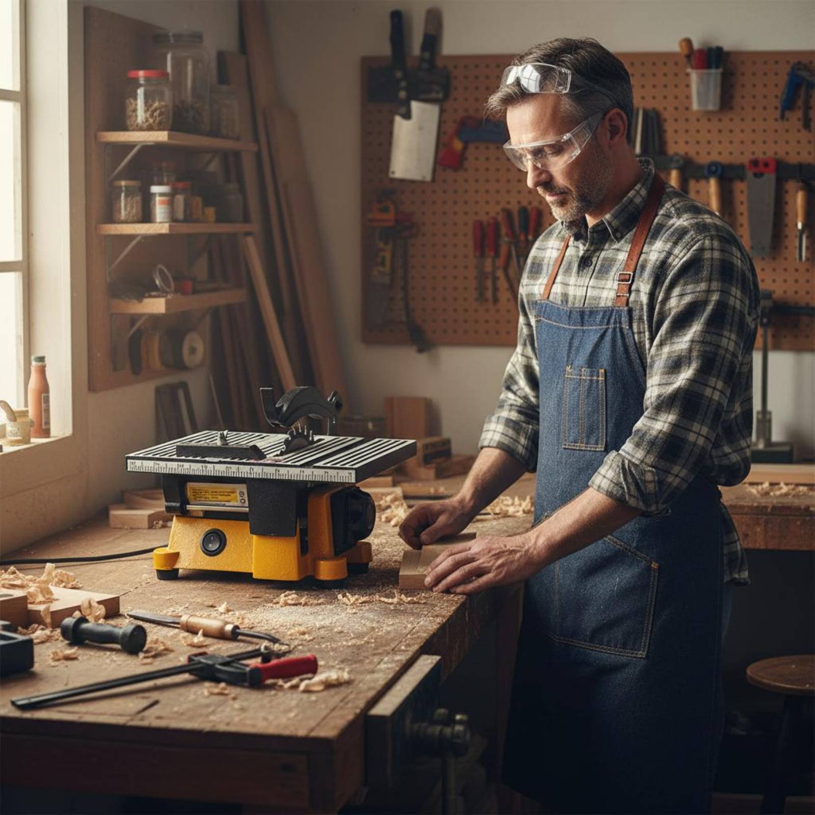 Mini Table Saw Portable Miniat - Tools For Garage Workshop 评论和价格