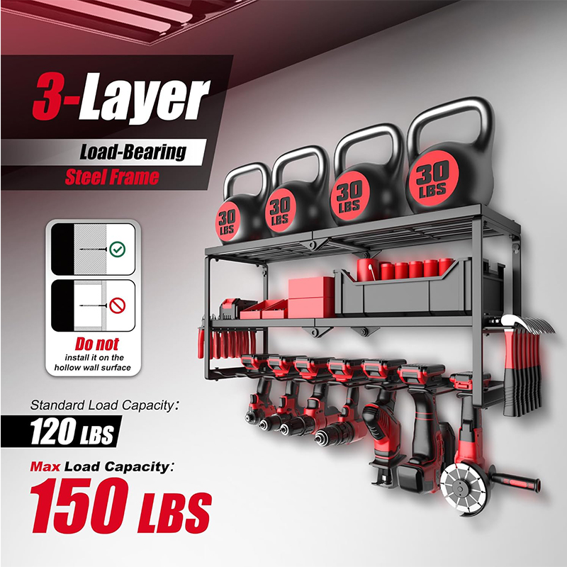 Multifunctional Wall Tool Stor - Tools In Electrical Workshop 评论和价格